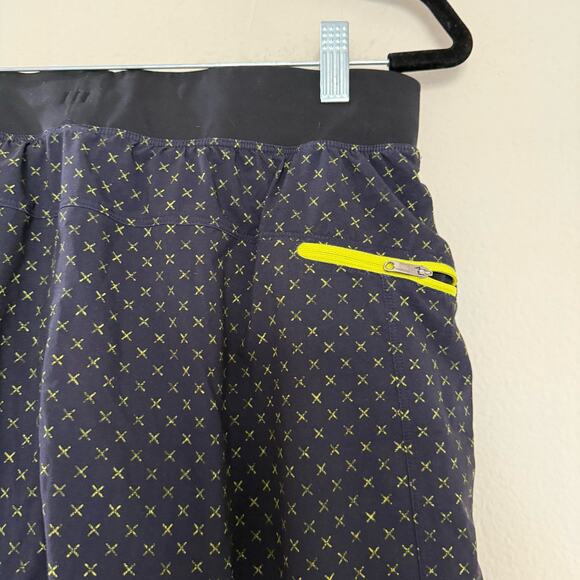 Lululemon T.H.E. Short *Luxtreme Liner 9" in Cross Me Split Pea Naval Blue sz L - Picture 6 of 7